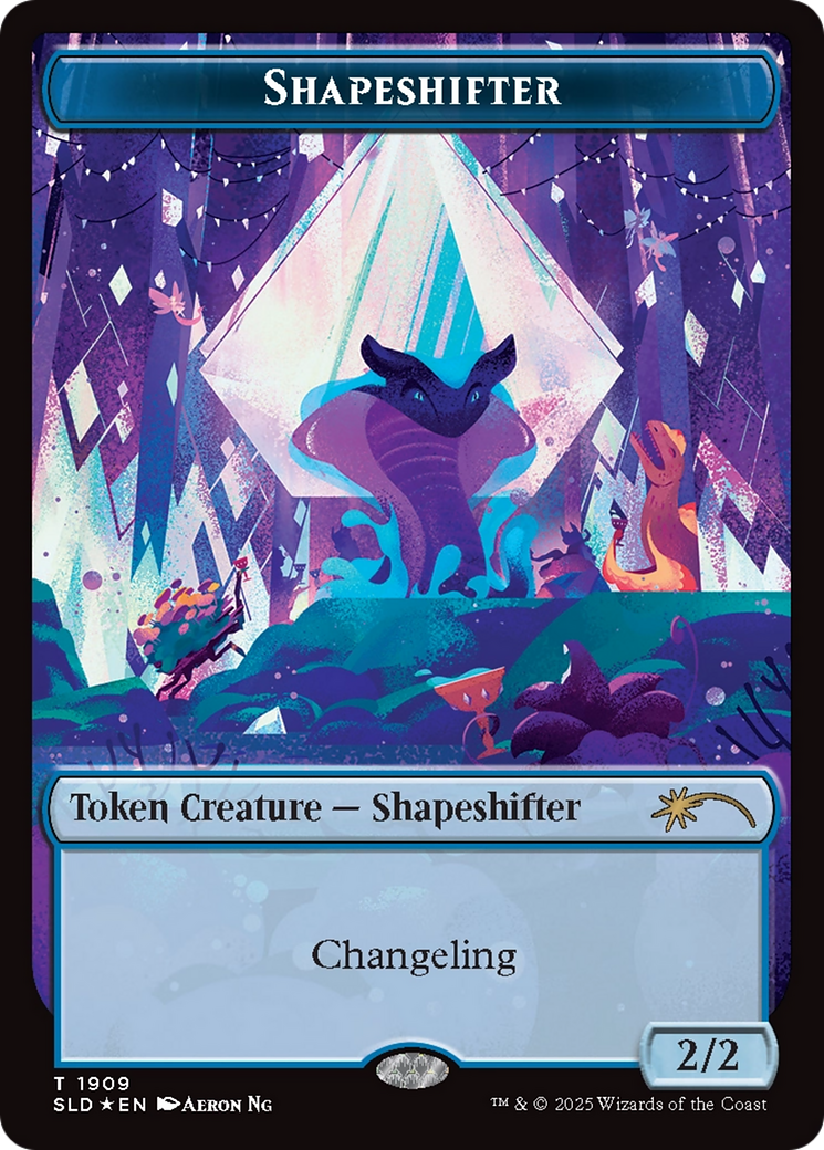 Shapeshifter Token (1909) (Double Rainbow Foil) [Secret Lair Drop Series] - Magic: The Gathering - Card Brawlers | Quebec | Canada |