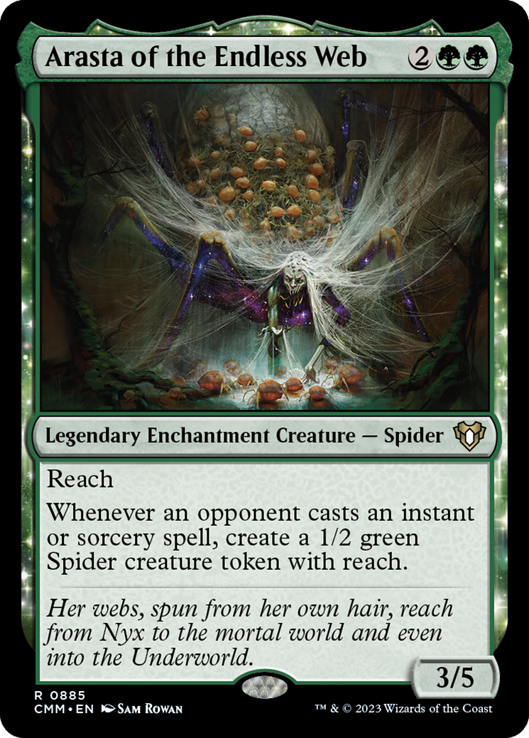 Arasta of the Endless Web [Commander Masters] - Magic: The Gathering - Card Brawlers | Quebec | Canada |