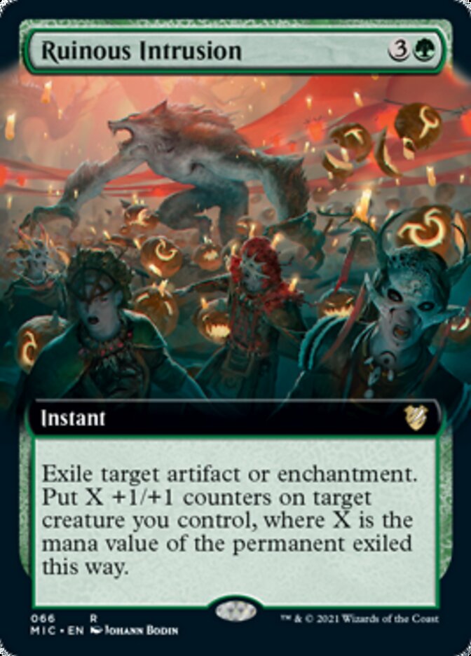 Ruinous Intrusion (Extended Art) [Innistrad: Midnight Hunt Commander] - Magic: The Gathering - Card Brawlers | Quebec | Canada |