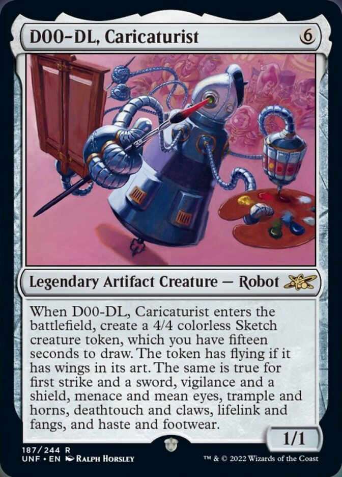 D00-DL, Caricaturist [Unfinity] - Magic: The Gathering - Card Brawlers | Quebec | Canada |