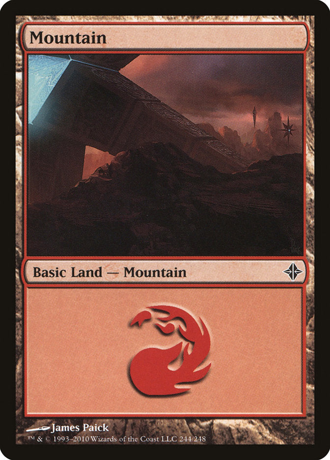 Mountain (244) [Rise of the Eldrazi] - Magic: The Gathering - Card Brawlers | Quebec | Canada |