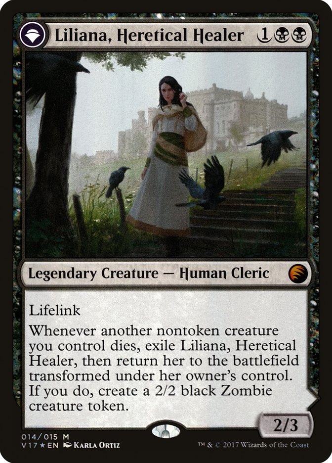 Liliana, Heretical Healer // Liliana, Defiant Necromancer [From the Vault: Transform] - Magic: The Gathering - Card Brawlers | Quebec | Canada |