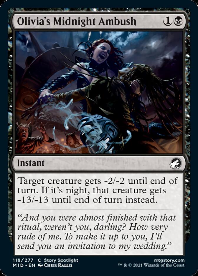 Olivia's Midnight Ambush [Innistrad: Midnight Hunt] - Magic: The Gathering - Card Brawlers | Quebec | Canada |