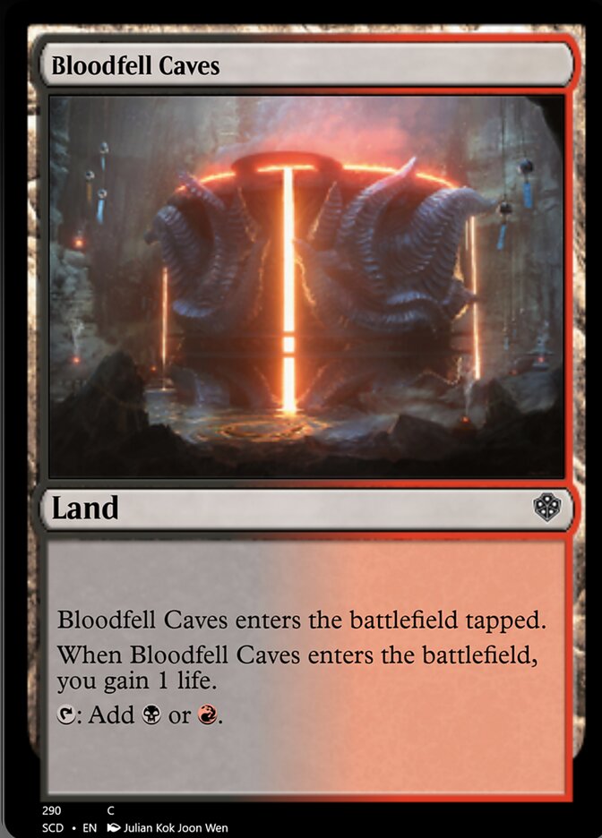 Bloodfell Caves [Starter Commander Decks] - Magic: The Gathering - Card Brawlers | Quebec | Canada |