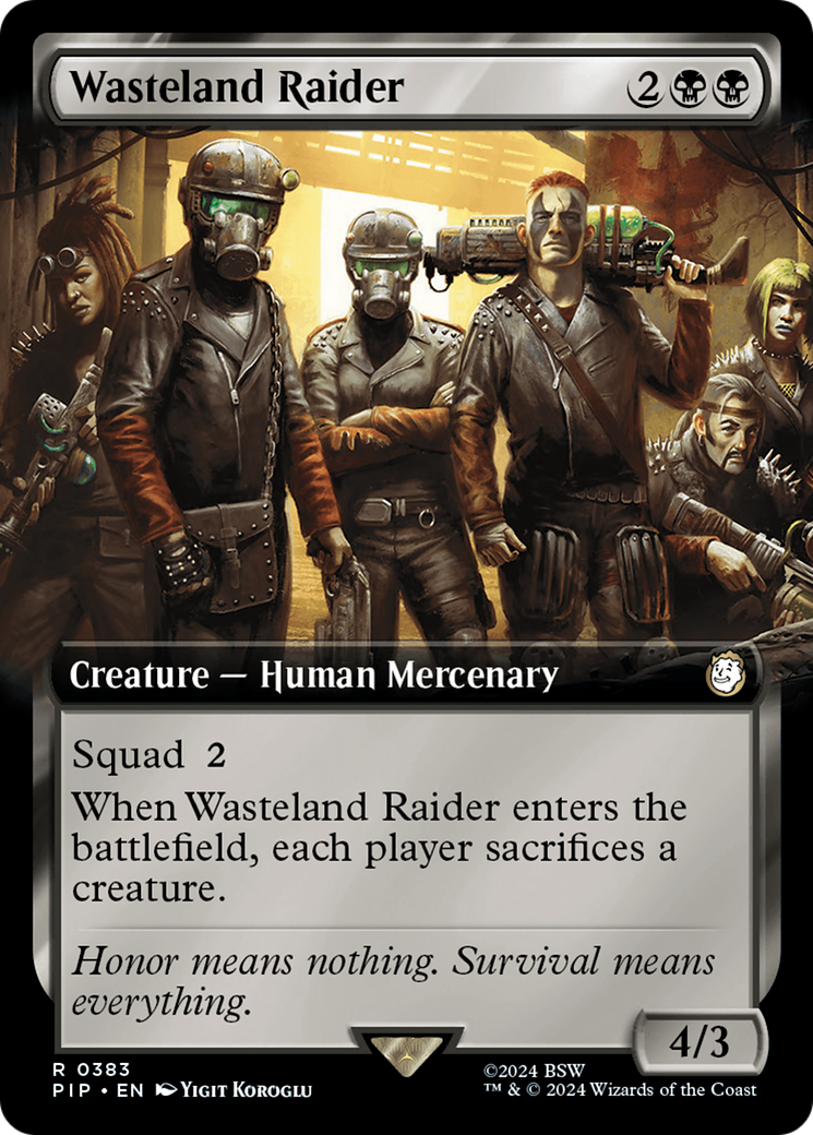 Wasteland Raider (Extended Art) [Fallout] - Magic: The Gathering - Card Brawlers | Quebec | Canada |