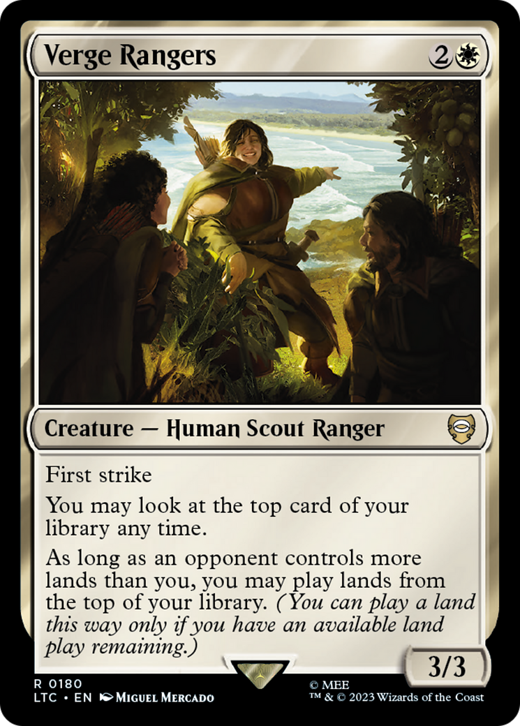 Verge Rangers [The Lord of the Rings: Tales of Middle-Earth Commander] - Magic: The Gathering - Card Brawlers | Quebec | Canada |