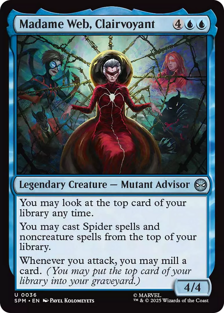 Madame Web, Clairvoyant [Marvel's Spider-Man] - Magic: The Gathering - Card Brawlers | Quebec | Canada |