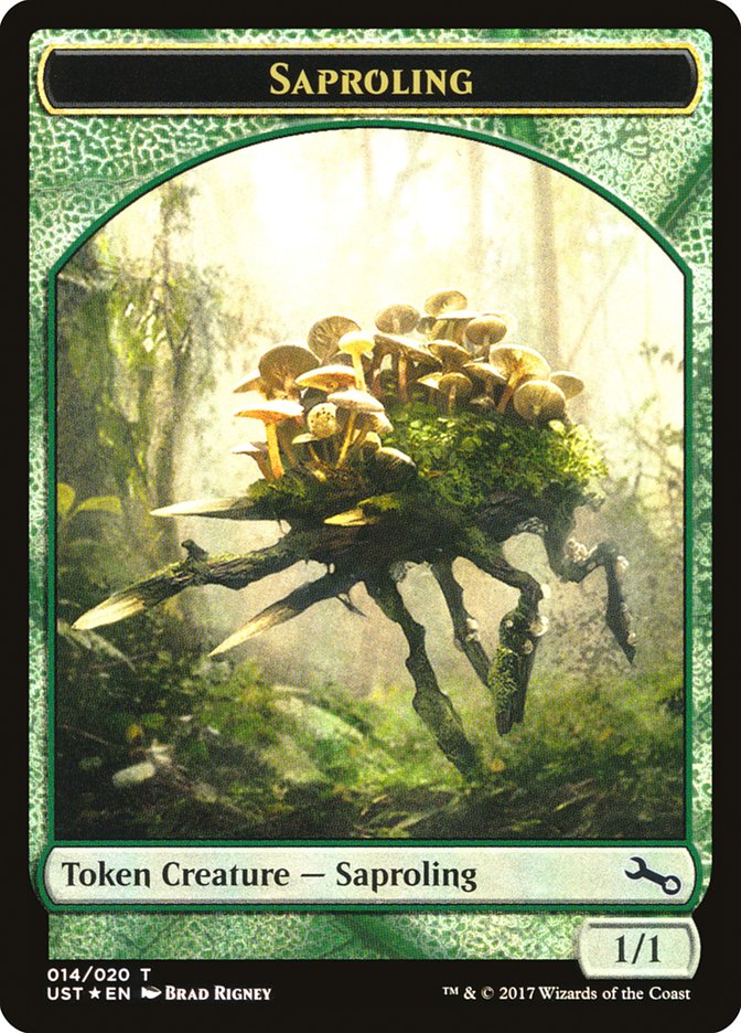Saproling // Saproling Double-Sided Token [Unstable Tokens] - Magic: The Gathering - Card Brawlers | Quebec | Canada |