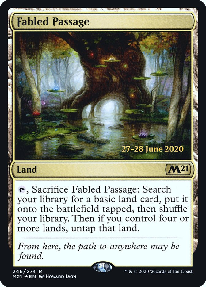 Fabled Passage [Core Set 2021 Prerelease Promos] - Magic: The Gathering - Card Brawlers | Quebec | Canada |