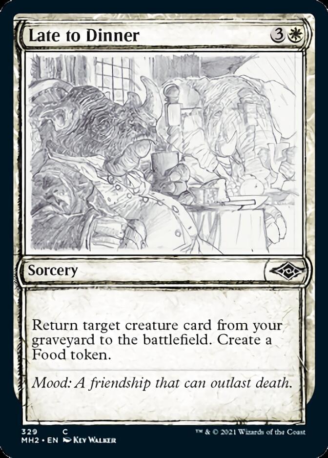 Late to Dinner (Sketch) [Modern Horizons 2] - Magic: The Gathering - Card Brawlers | Quebec | Canada |