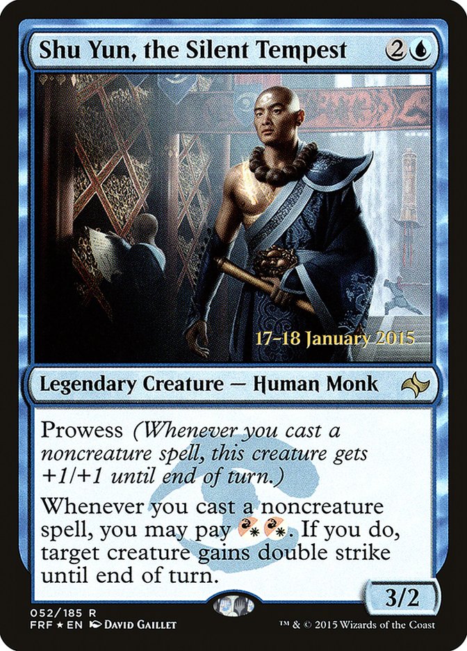 Shu Yun, the Silent Tempest [Fate Reforged Prerelease Promos] - Magic: The Gathering - Card Brawlers | Quebec | Canada |