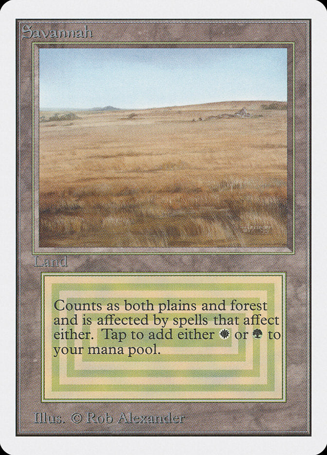 Savannah [Unlimited Edition] - Magic: The Gathering - Card Brawlers | Quebec | Canada |