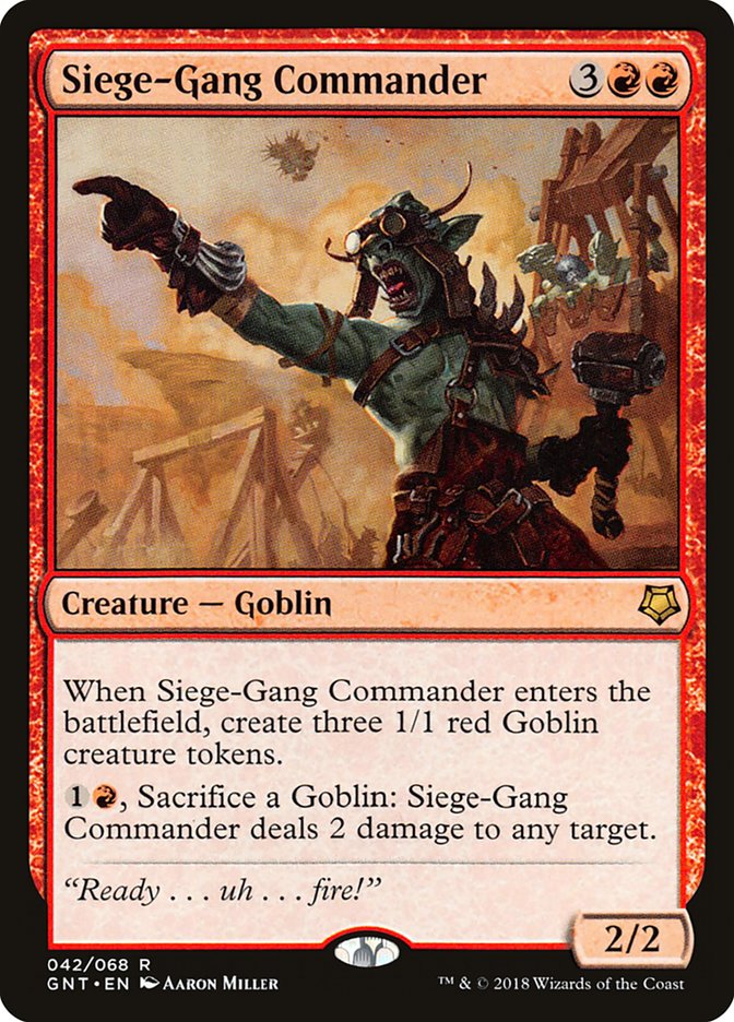 Siege-Gang Commander [Game Night 2018] - Magic: The Gathering - Card Brawlers | Quebec | Canada |