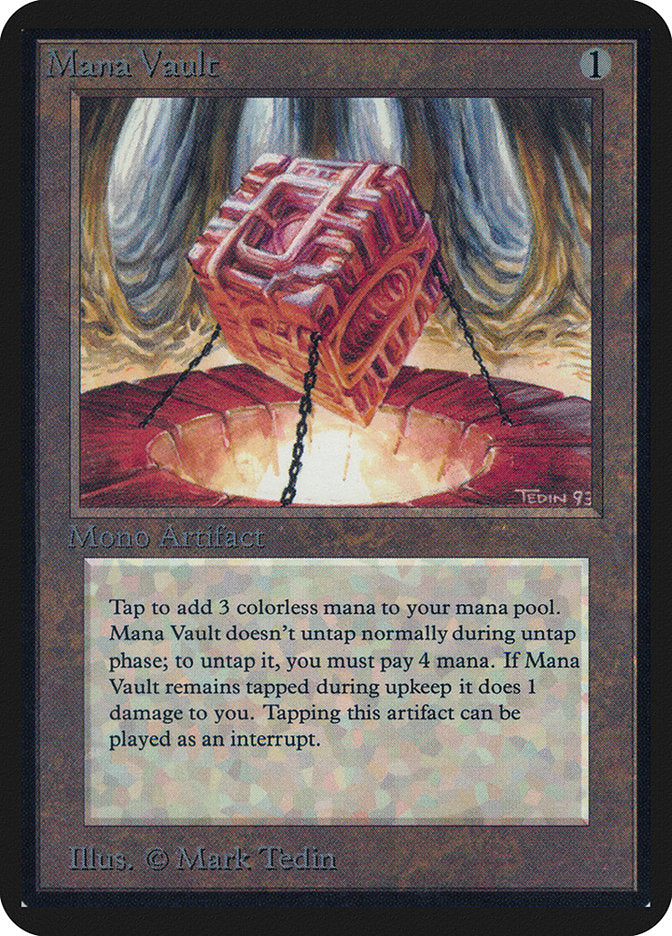 Mana Vault [Alpha Edition] - Magic: The Gathering - Card Brawlers | Quebec | Canada |