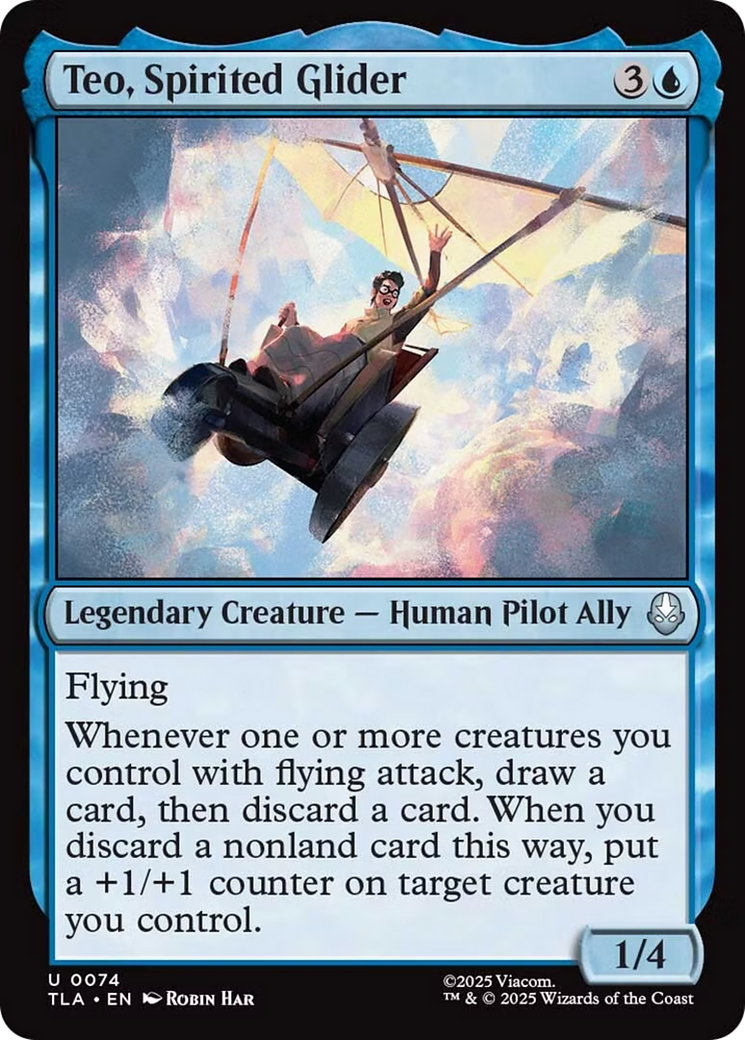 Teo, Spirited Glider [Avatar: The Last Airbender] - Magic: The Gathering - Card Brawlers | Quebec | Canada |