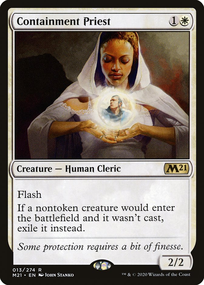 Containment Priest [Core Set 2021] - Magic: The Gathering - Card Brawlers | Quebec | Canada |