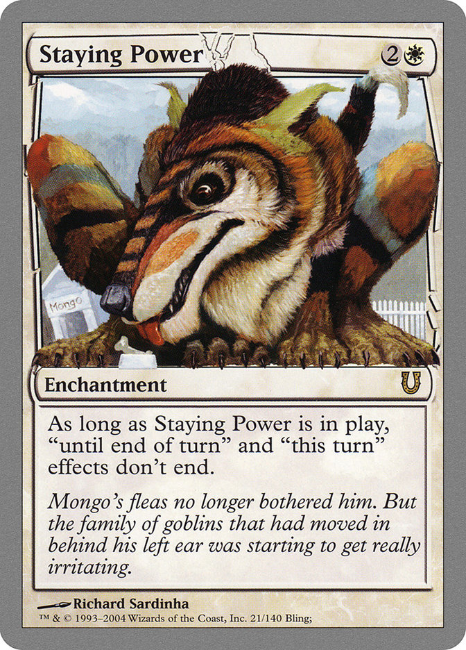 Staying Power [Unhinged] - Magic: The Gathering - Card Brawlers | Quebec | Canada |