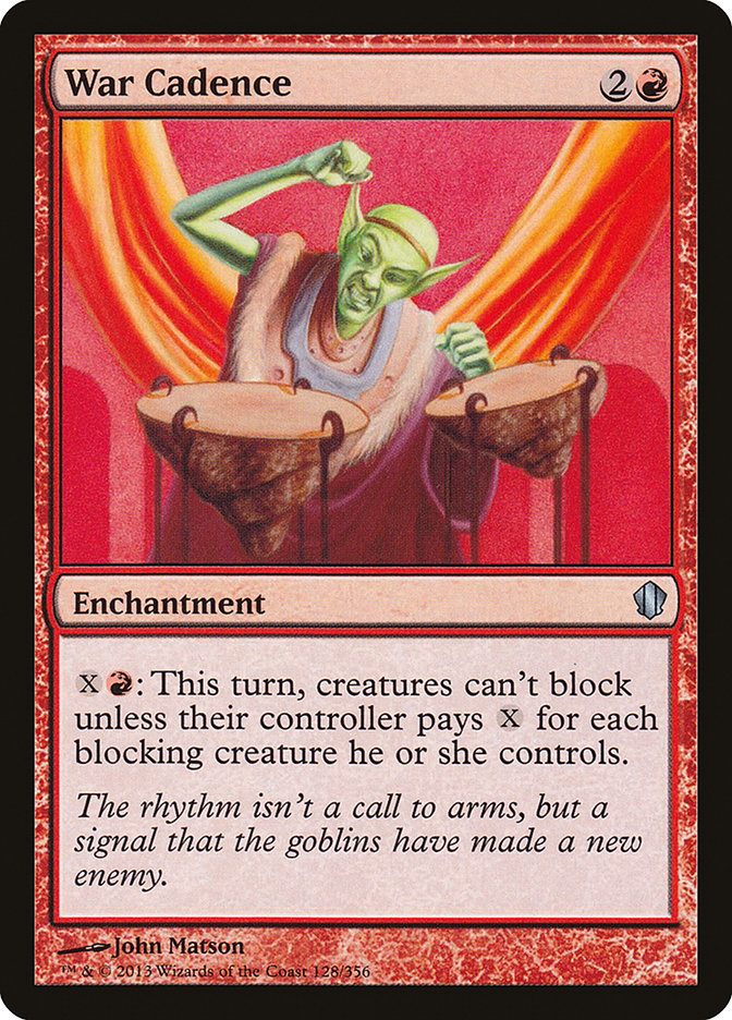 War Cadence [Commander 2013] - Magic: The Gathering - Card Brawlers | Quebec | Canada |