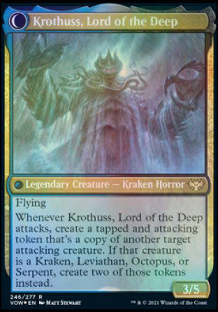Runo Stromkirk // Krothuss, Lord of the Deep [Innistrad: Crimson Vow Prerelease Promos] - Magic: The Gathering - Card Brawlers | Quebec | Canada |