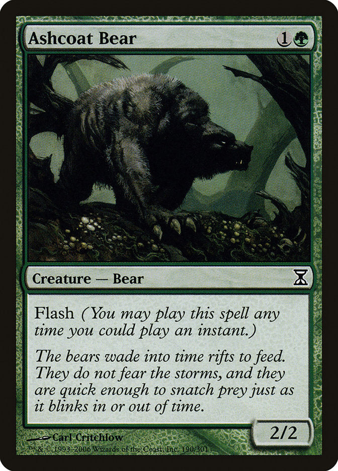 Ashcoat Bear [Time Spiral] - Magic: The Gathering - Card Brawlers | Quebec | Canada |