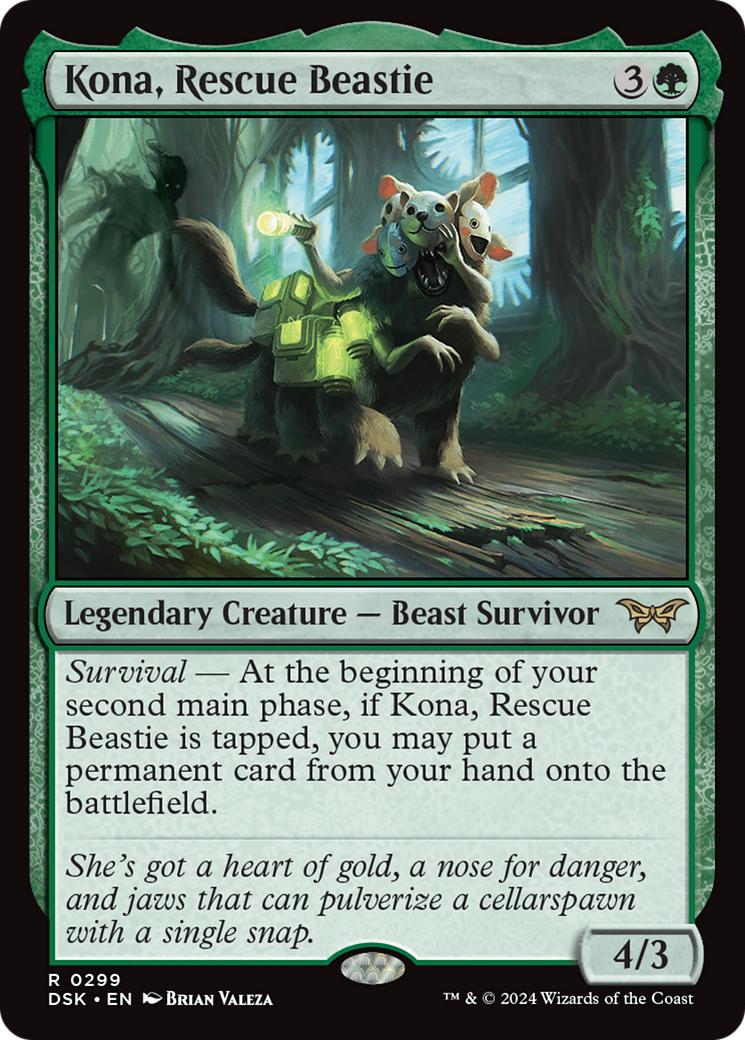 Kona, Rescue Beastie (0299) [Duskmourn: House of Horror] - Magic: The Gathering - Card Brawlers | Quebec | Canada |