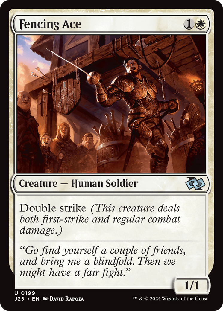 Fencing Ace [Foundations Jumpstart] - Magic: The Gathering - Card Brawlers | Quebec | Canada |