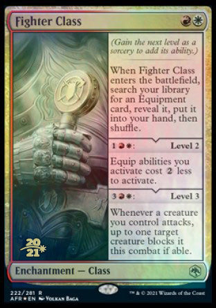 Fighter Class [Dungeons & Dragons: Adventures in the Forgotten Realms Prerelease Promos] - Magic: The Gathering - Card Brawlers | Quebec | Canada |
