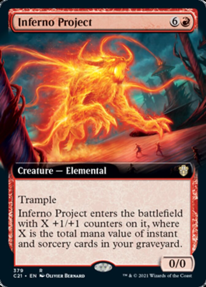 Inferno Project (Extended Art) [Commander 2021] - Magic: The Gathering - Card Brawlers | Quebec | Canada |