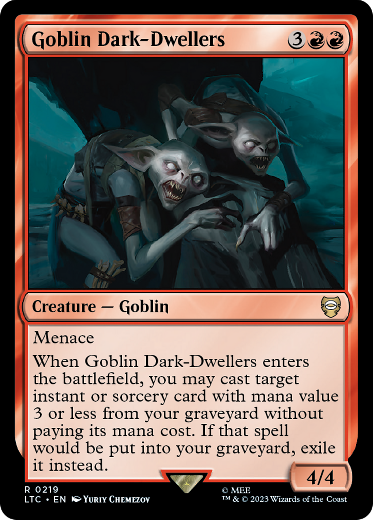 Goblin Dark-Dwellers [The Lord of the Rings: Tales of Middle-Earth Commander] - Magic: The Gathering - Card Brawlers | Quebec | Canada |