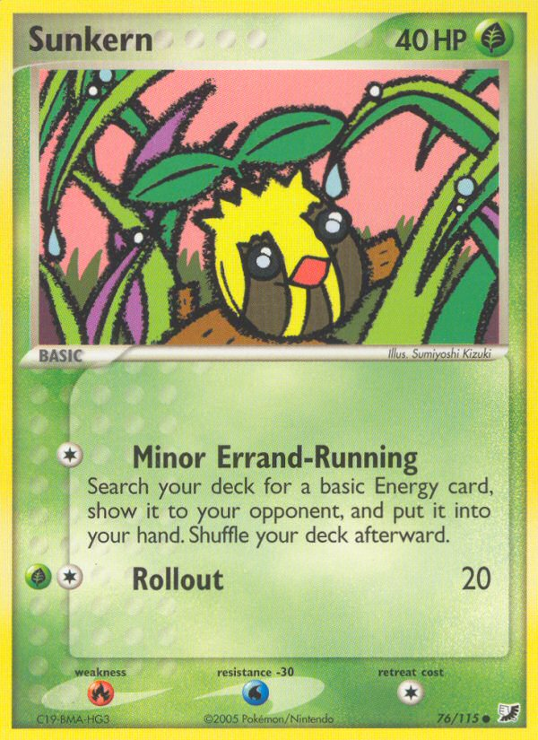 Sunkern (76/115) [EX: Unseen Forces] - Pokémon - Card Brawlers | Quebec | Canada |