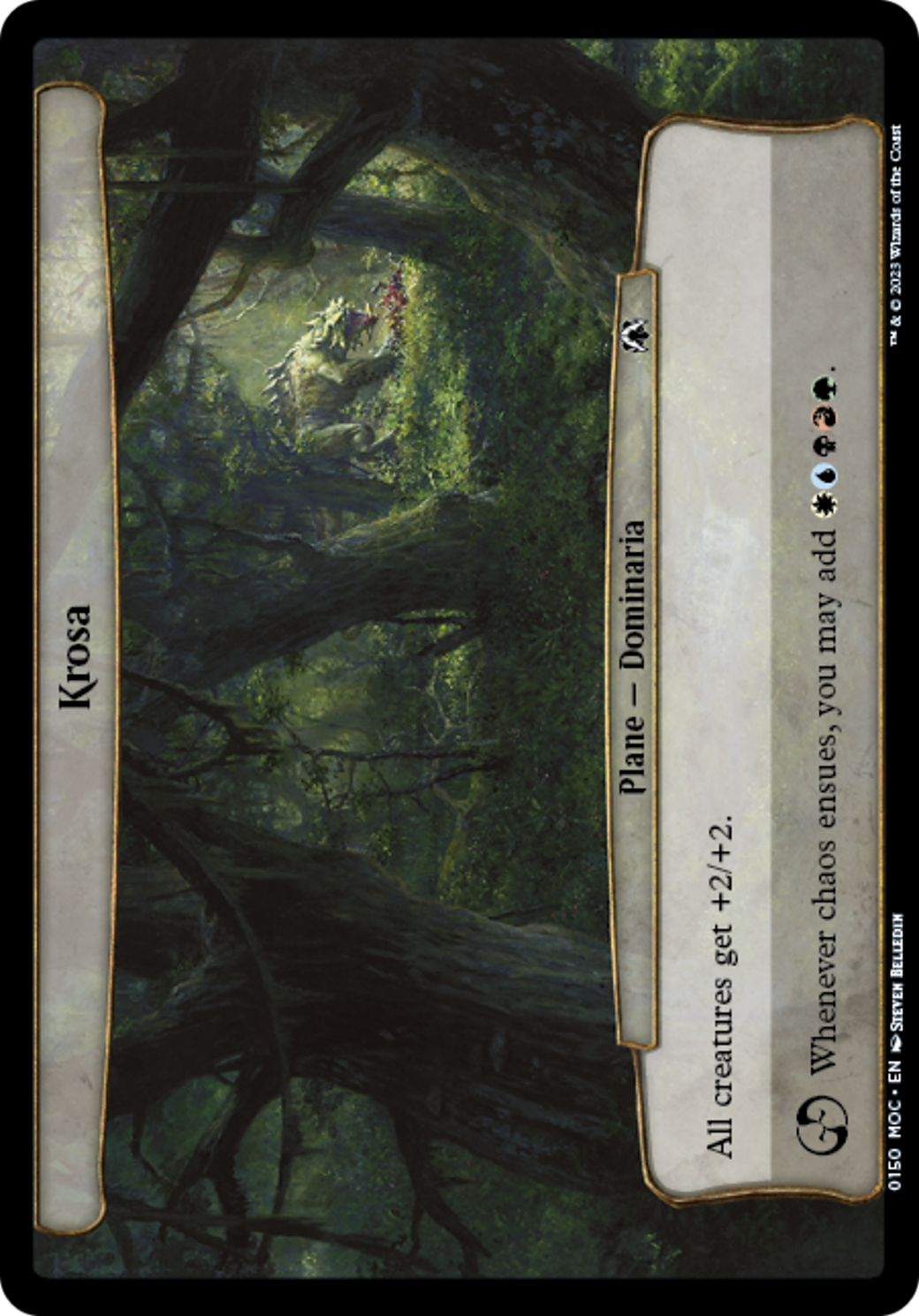 Krosa [March of the Machine Commander] - Magic: The Gathering - Card Brawlers | Quebec | Canada |