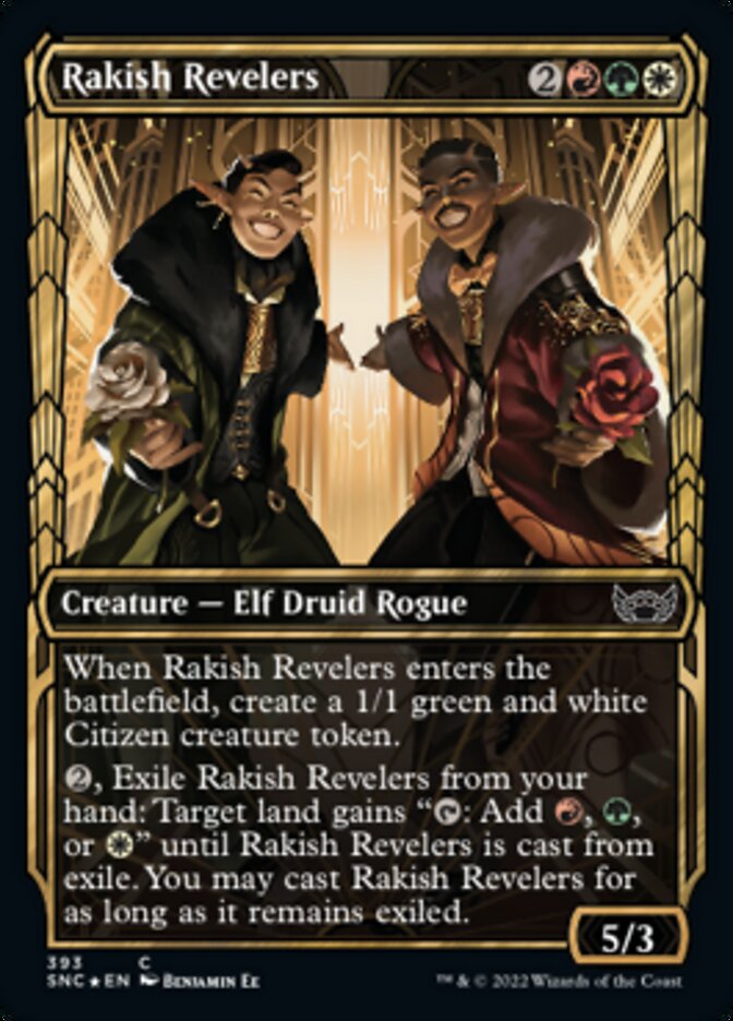 Rakish Revelers (Showcase Golden Age Gilded Foil) [Streets of New Capenna] - Magic: The Gathering - Card Brawlers | Quebec | Canada |