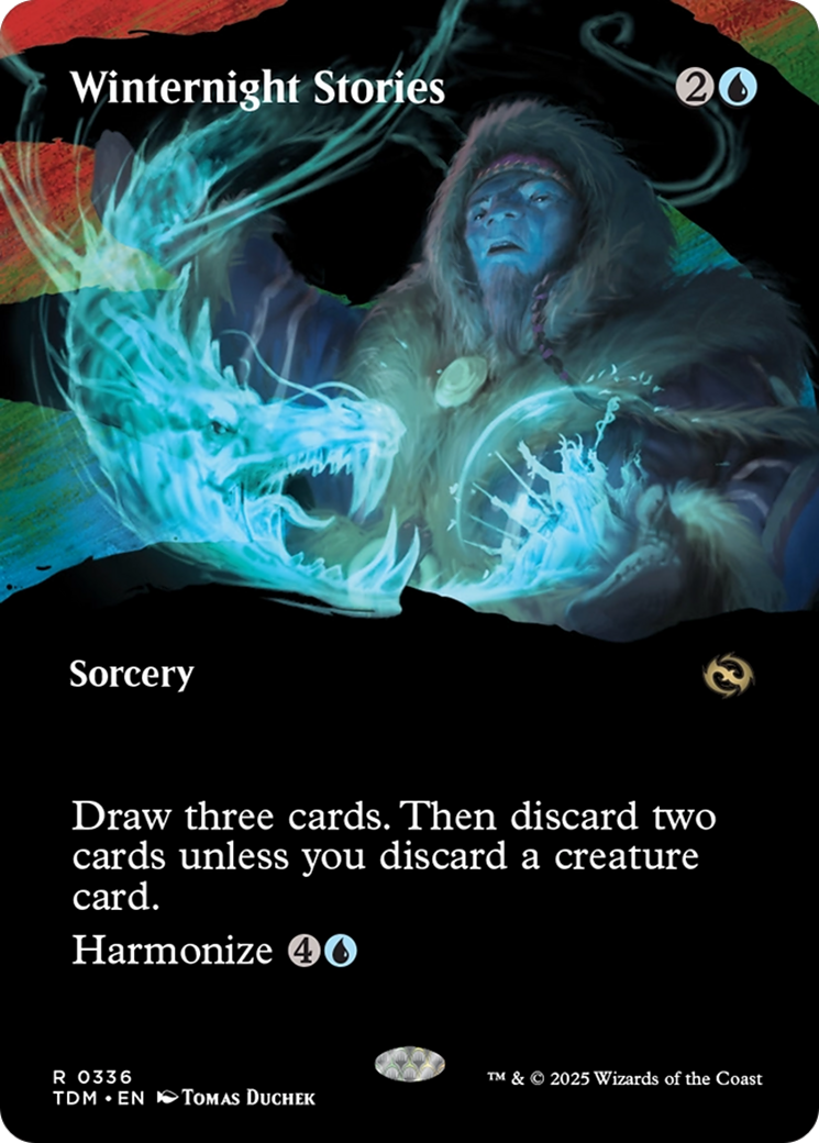 Winternight Stories (Borderless) [Tarkir: Dragonstorm] - Magic: The Gathering - Card Brawlers | Quebec | Canada |