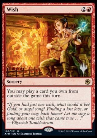Wish (Promo Pack) [Dungeons & Dragons: Adventures in the Forgotten Realms Promos] - Magic: The Gathering - Card Brawlers | Quebec | Canada |