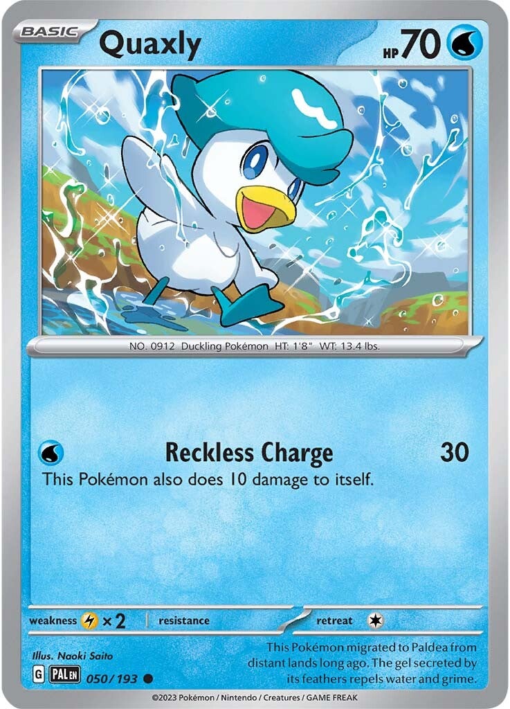Quaxly (050/193) [Scarlet & Violet: Paldea Evolved] - Pokémon - Card Brawlers | Quebec | Canada |
