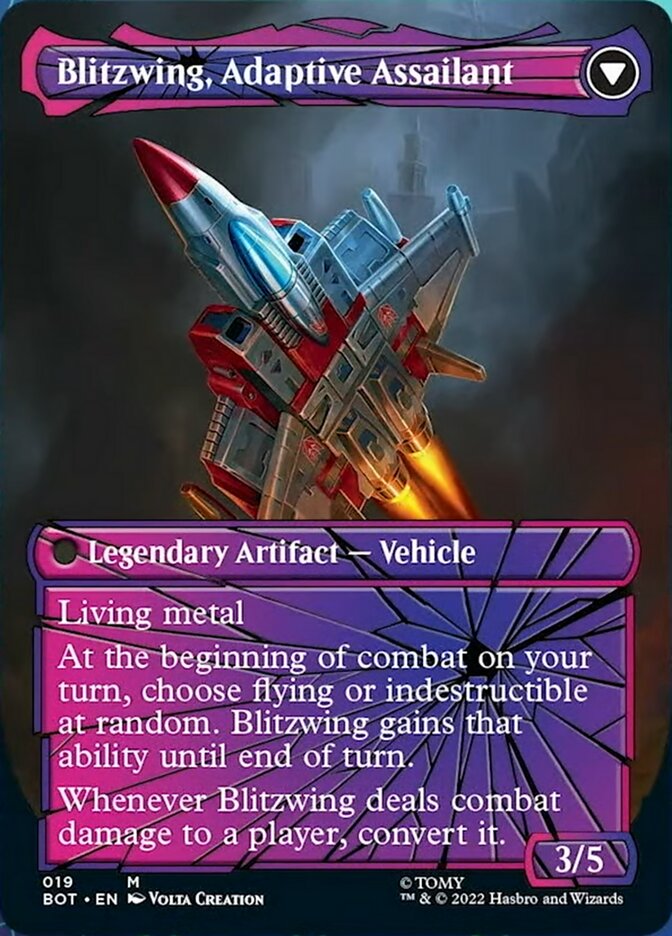 Blitzwing, Cruel Tormentor // Blitzwing, Adaptive Assailant (Shattered Glass) [Transformers] - Magic: The Gathering - Card Brawlers | Quebec | Canada |