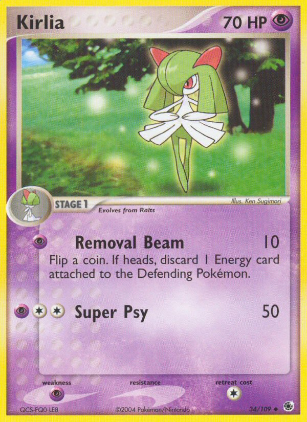 Kirlia (34/109) [EX: Ruby & Sapphire] - Pokémon - Card Brawlers | Quebec | Canada |