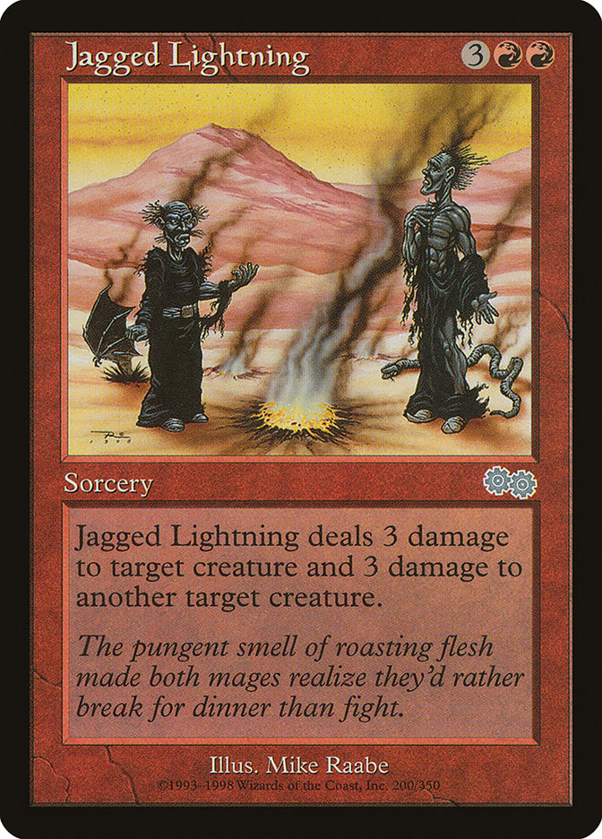 Jagged Lightning [Urza's Saga] - Magic: The Gathering - Card Brawlers | Quebec | Canada |