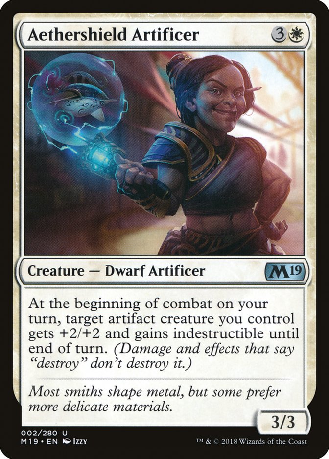 Aethershield Artificer [Core Set 2019] - Magic: The Gathering - Card Brawlers | Quebec | Canada |