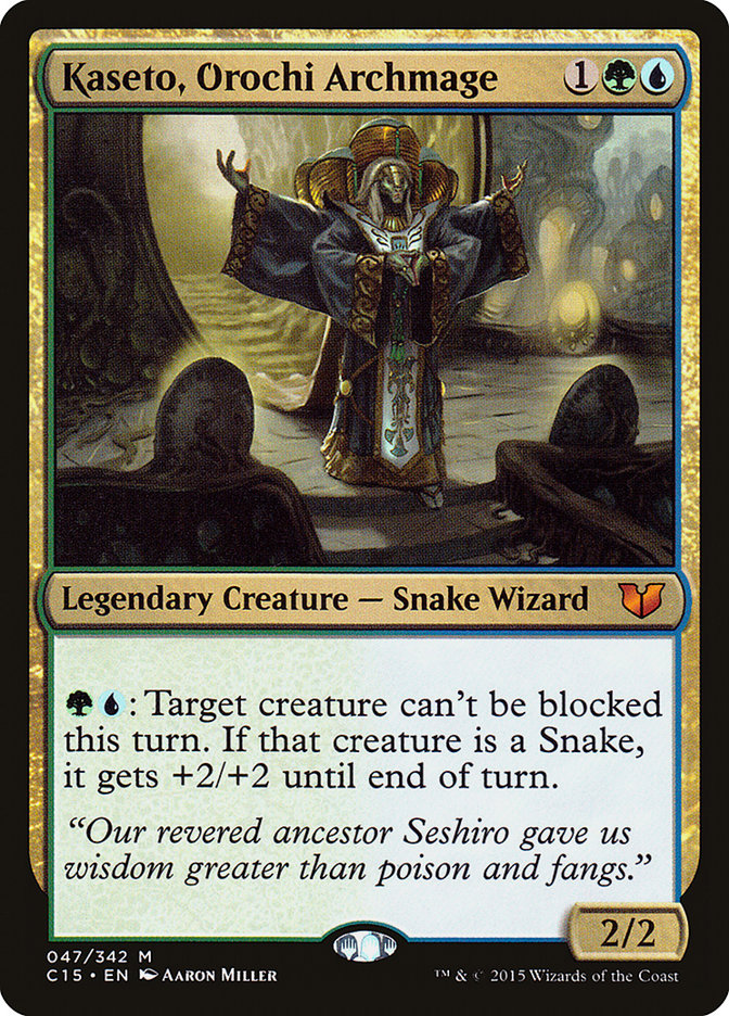 Kaseto, Orochi Archmage [Commander 2015] - Magic: The Gathering - Card Brawlers | Quebec | Canada |
