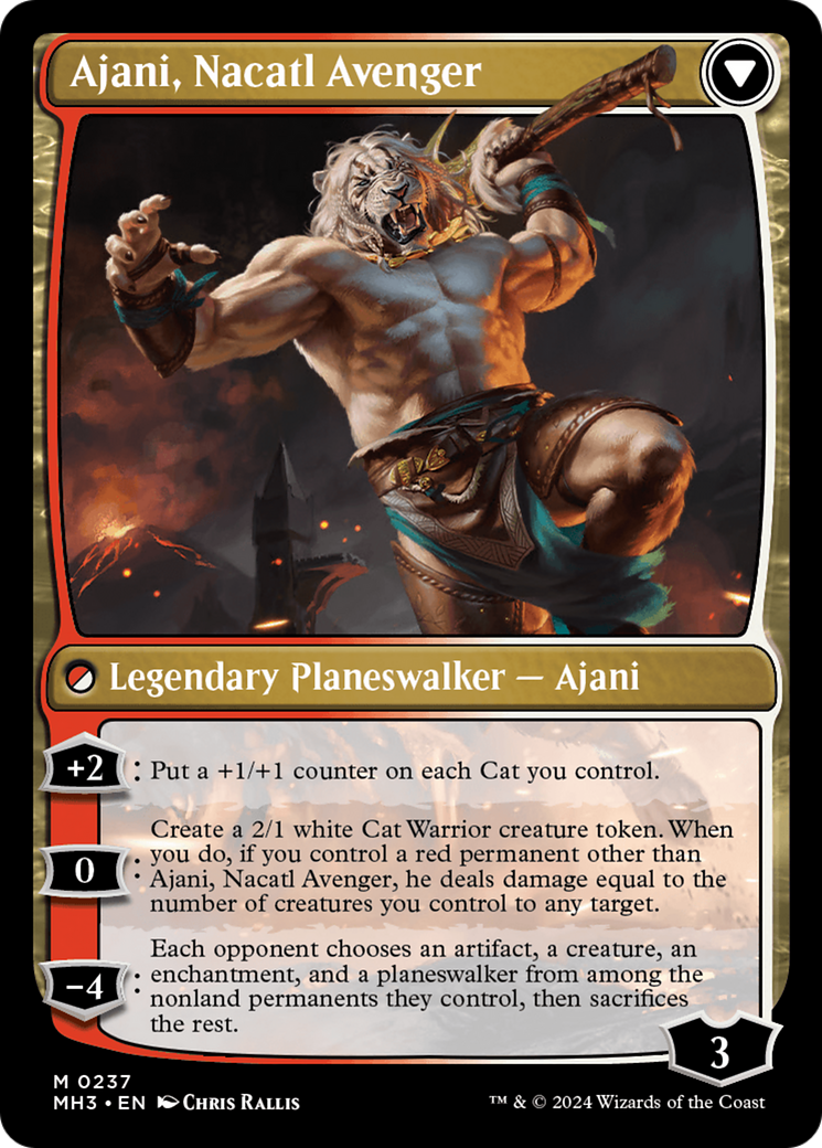Ajani, Nacatl Pariah // Ajani, Nacatl Avenger [Modern Horizons 3] - Magic: The Gathering - Card Brawlers | Quebec | Canada |