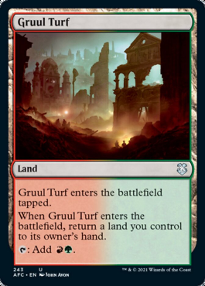 Gruul Turf [Dungeons & Dragons: Adventures in the Forgotten Realms Commander] - Magic: The Gathering - Card Brawlers | Quebec | Canada |