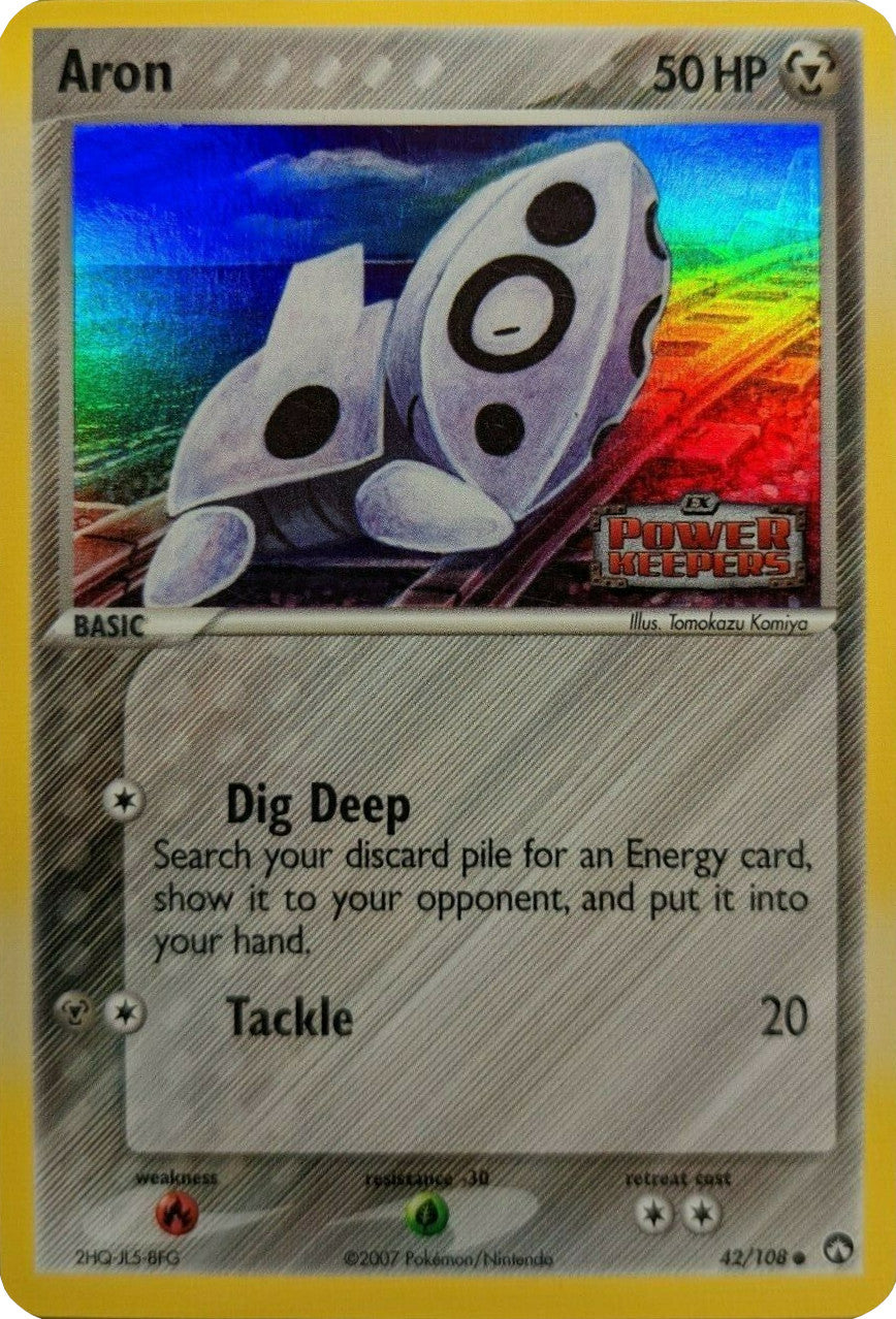 Aron (42/108) (Stamped) [EX: Power Keepers] - Pokémon - Card Brawlers | Quebec | Canada |