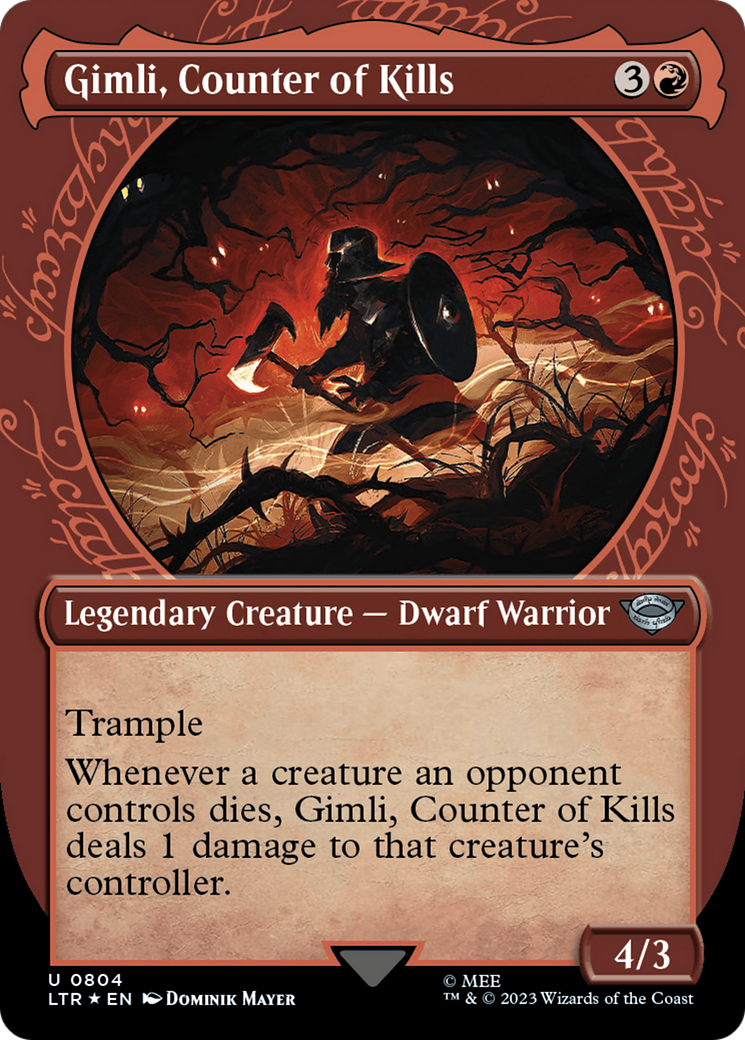 Gimli, Counter of Kills (Showcase) (Surge Foil) [The Lord of the Rings: Tales of Middle-Earth] - Magic: The Gathering - Card Brawlers | Quebec | Canada |