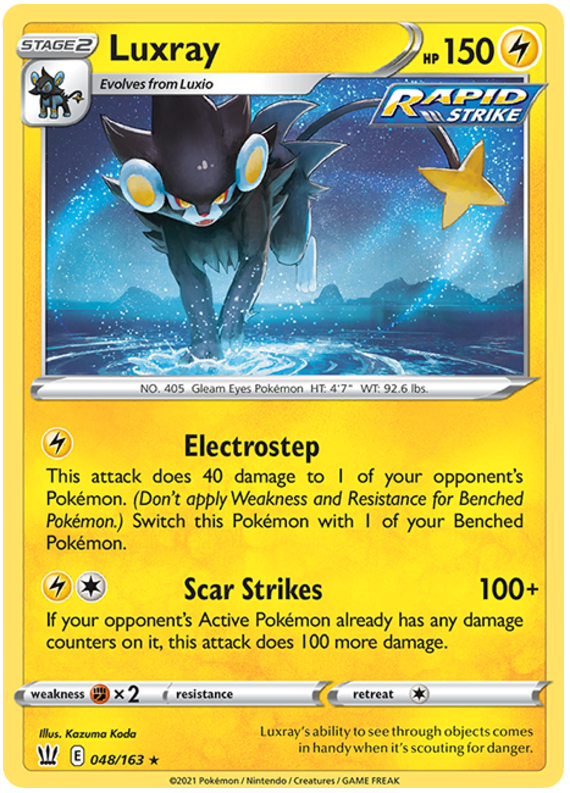 Luxray (048/163) [Sword & Shield: Battle Styles] - Pokémon - Card Brawlers | Quebec | Canada |