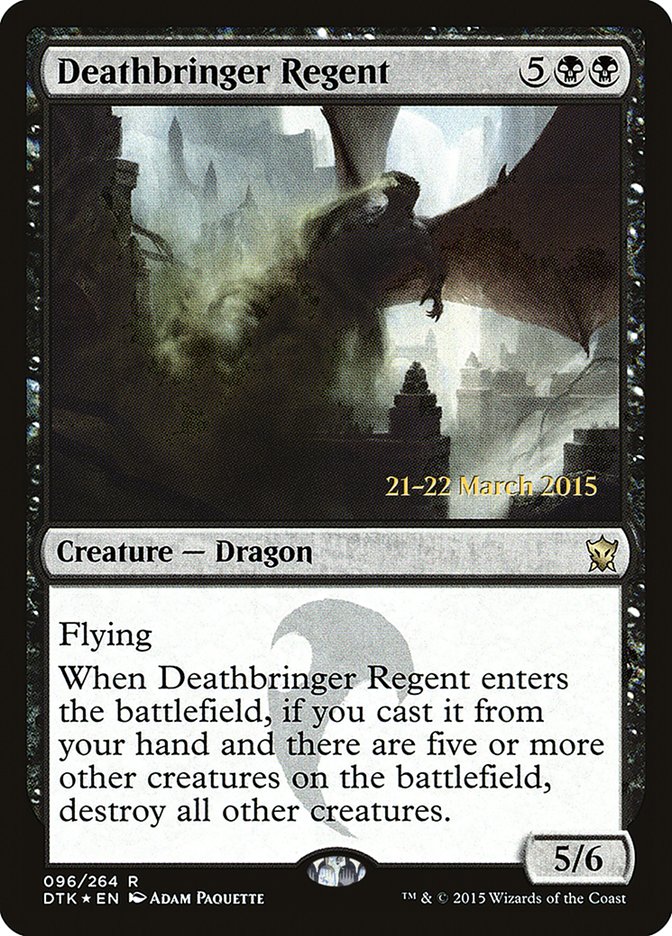 Deathbringer Regent [Dragons of Tarkir Prerelease Promos] - Magic: The Gathering - Card Brawlers | Quebec | Canada |