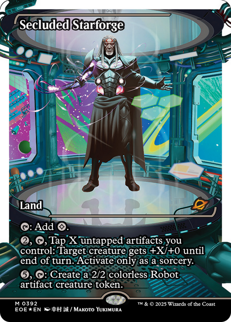 Secluded Starforge (Showcase) (Fracture Foil) [Edge of Eternities] - Magic: The Gathering - Card Brawlers | Quebec | Canada |