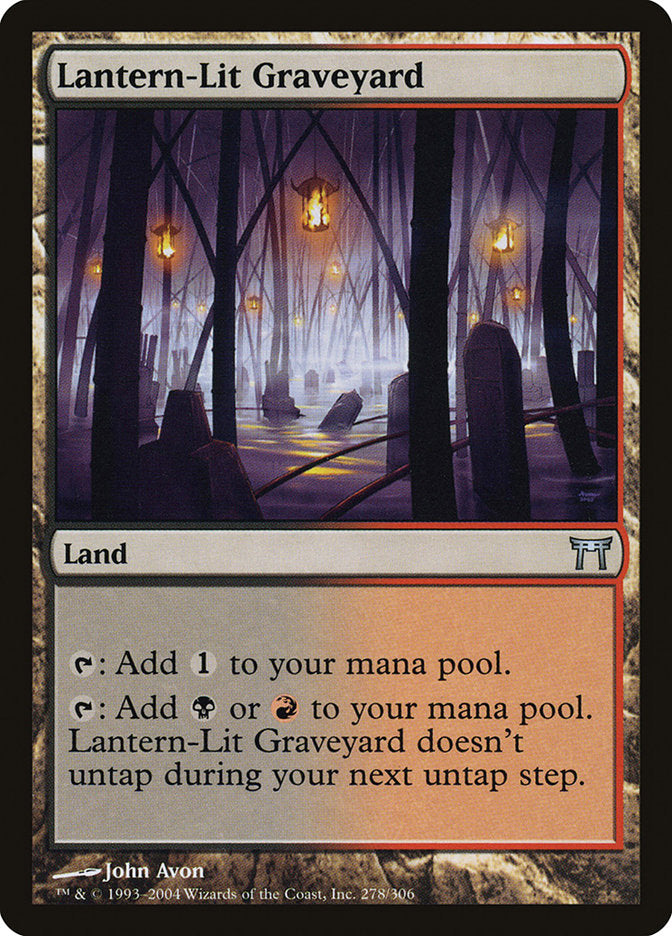Lantern-Lit Graveyard [Champions of Kamigawa] - Magic: The Gathering - Card Brawlers | Quebec | Canada |