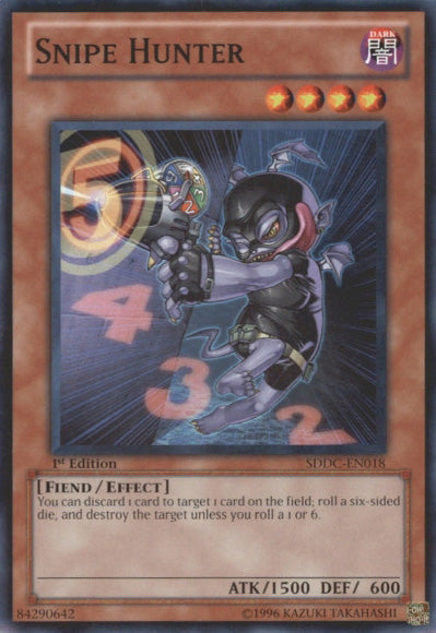 Snipe Hunter [SDDC-EN018] Common - Yu-Gi-Oh! - Card Brawlers | Quebec | Canada |