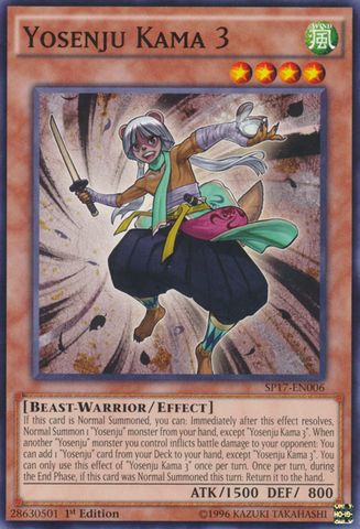 Yosenju Kama 3 [SP17-EN006] Common - Yu-Gi-Oh! - Card Brawlers | Quebec | Canada |